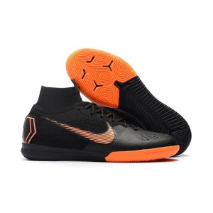 Nike Mercurial SuperflyX VI Elite IC Kopačky Dětské – Černá oranžový